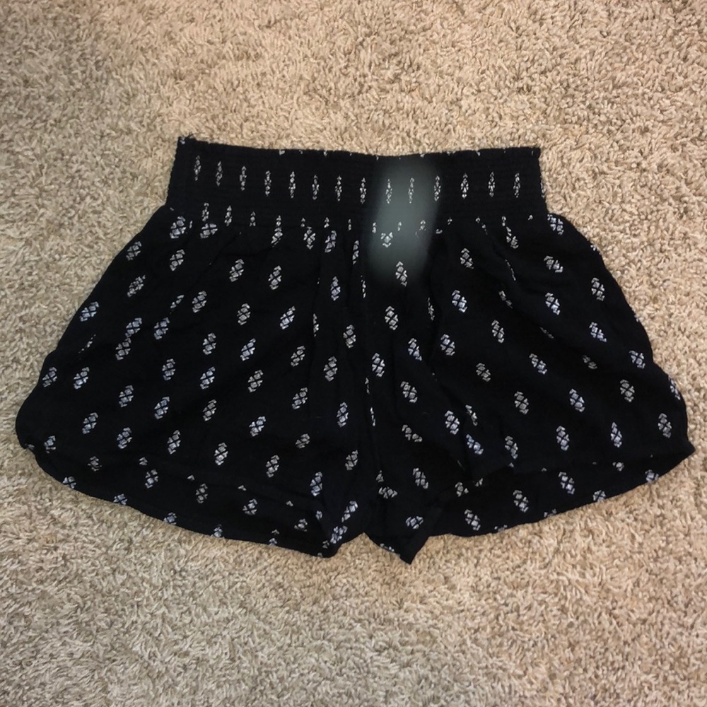 Flowy Black Shorts